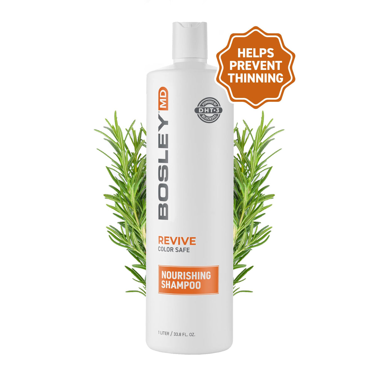 BosleyMD bottle in hand during shower showing in-use convenience