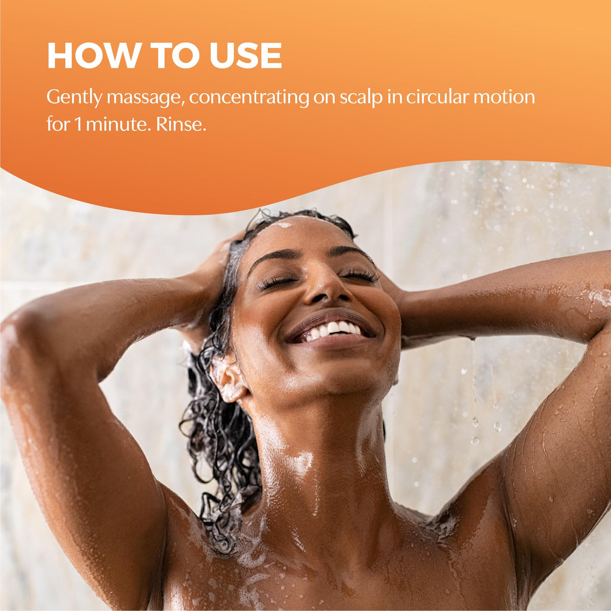 BosleyMD creamy lather texture demonstrating gentle cleanse