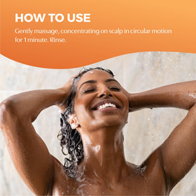 BosleyMD creamy lather texture demonstrating gentle cleanse