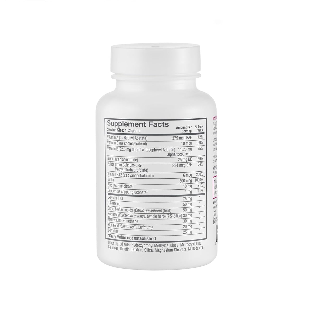 BosleyMD capsule close-up highlighting smooth texture and easy swallowing