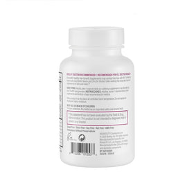 BosleyMD nutrition facts label showing vitamins and minerals breakdown