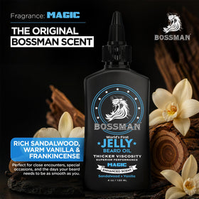 Bossman jar in hand showing 4 oz scale and long-lasting supply