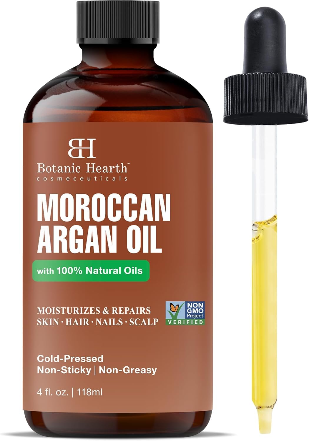 Botanic Hearth front bottle view showing clear label and size, great for shelf display