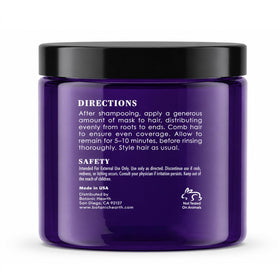 Botanic Hearth in bathroom setting suggesting easy home hair treatment routine