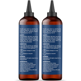 Botanic Hearth before and after hair shine comparison demonstrating improved gloss