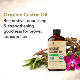 Botanic Hearth eyebrow and eyelash brushes with cap for neat targeted use benefit convenience
