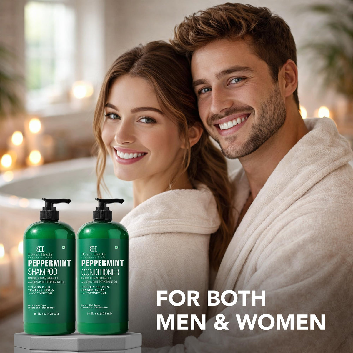 Botanic Hearth conditioner creamy texture demonstrating smoothing effect