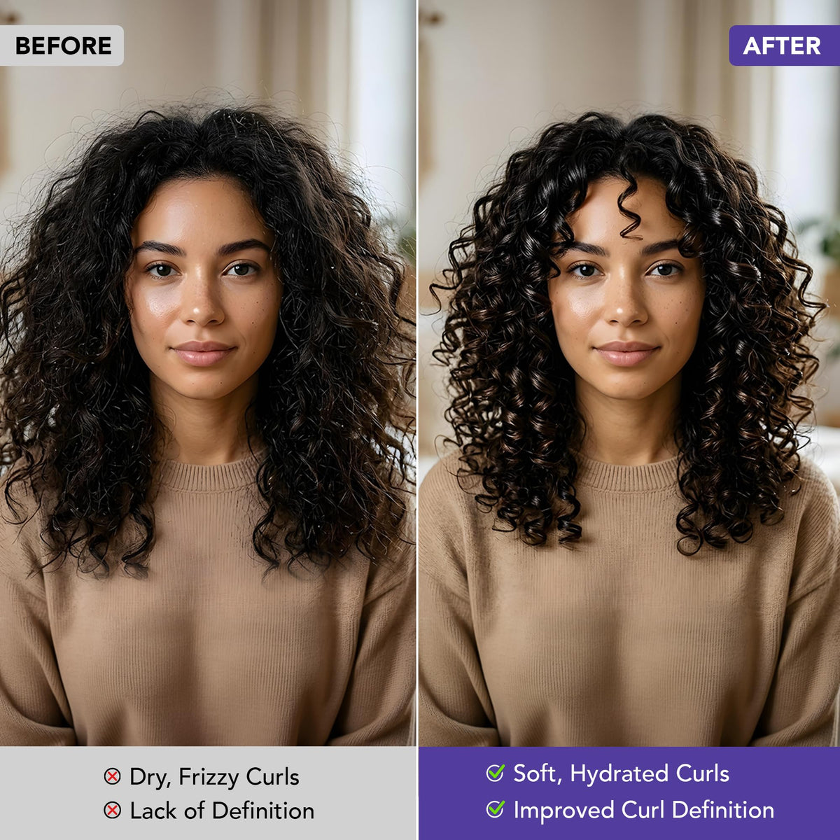 Botanic Hearth conditioner pour showing creamy formula that provides slip