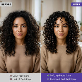 Botanic Hearth conditioner pour showing creamy formula that provides slip
