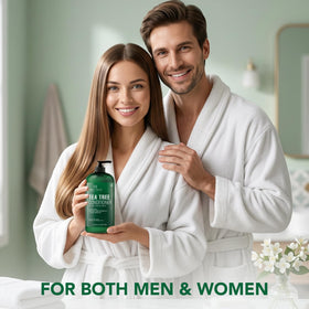 Botanic Hearth 16 fl oz bottle next to a tape measure for scale