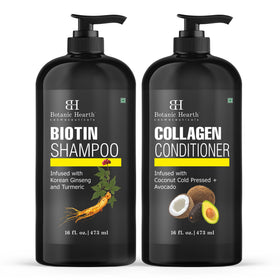 Botanic Hearth front bottles showing set and clear benefits