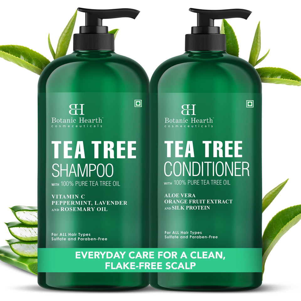 Botanic Hearth front packaging showing shampoo and conditioner set for refreshed scalp