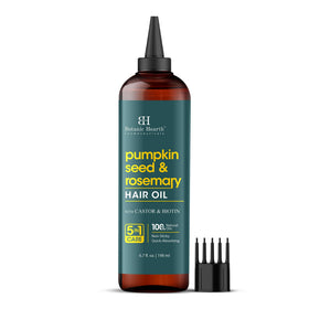 Botanic Hearth hair lengths before and after showing improved softness benefit
