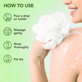 Botanic Hearth in-shower use demonstrating cooling peppermint refreshment