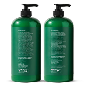 Botanic Hearth shampoo lather on hair showing cleansing and invigorating feel