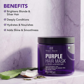 Botanic Hearth jar label close-up emphasizing sulfate and paraben free benefits