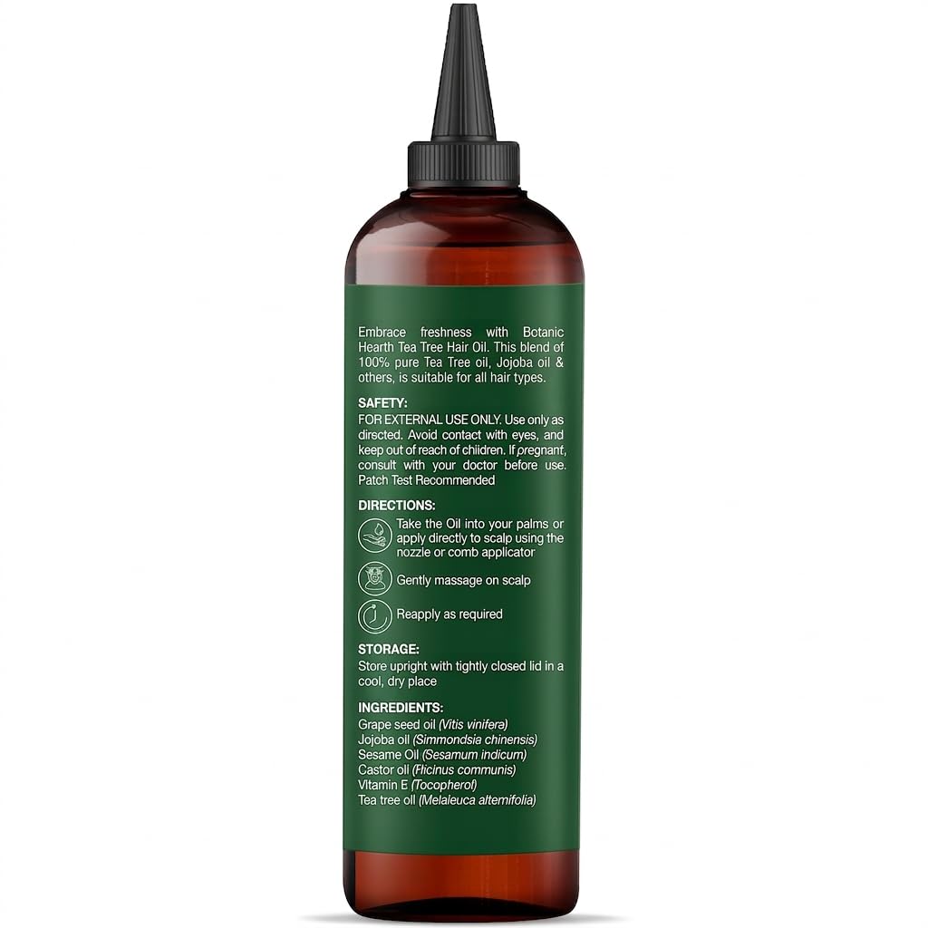 Botanic Hearth label close-up listing ingredients and clean formulation