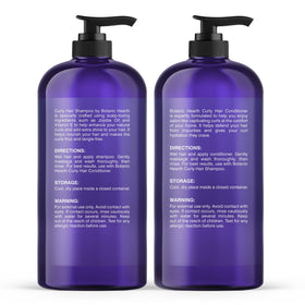 Botanic Hearth label close-up showing sulfate-free claim and product size