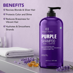 Botanic Hearth lather on hair demonstrating gentle foaming that tones without over-drying