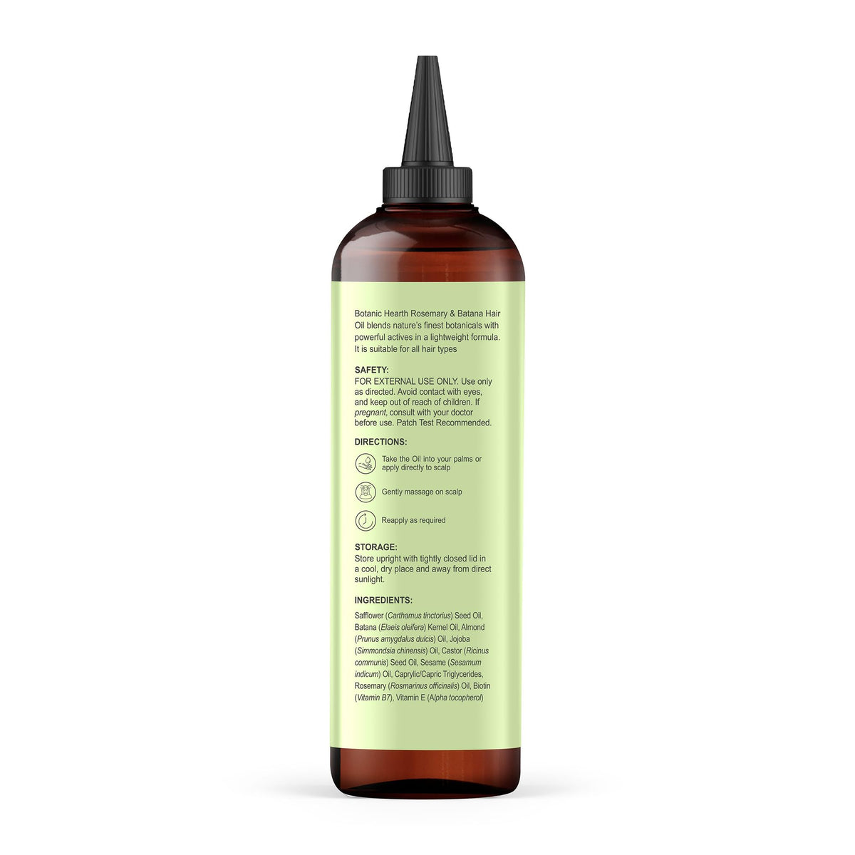 Botanic Hearth on bathroom shelf suggesting daily hair care routine
