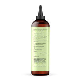Botanic Hearth on bathroom shelf suggesting daily hair care routine