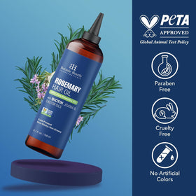 Botanic Hearth bottle on bathroom shelf lifestyle shot conveying daily routine convenience