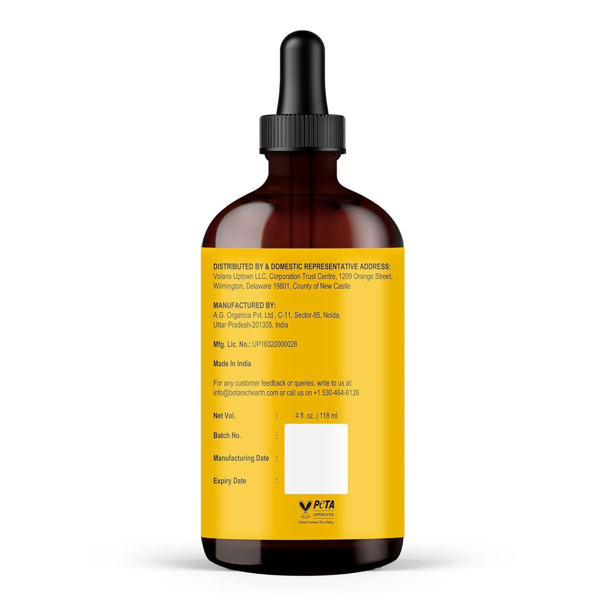 Botanic Hearth oil in a bathroom setting demonstrating daily routine ease benefit