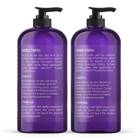 Lifestyle image of a blonde model after use showcasing Botanic Hearth brighter, less brassy hair benefit