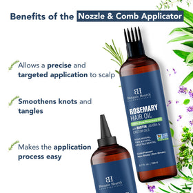 Botanic Hearth oil texture drop on finger showing lightweight, non-greasy absorption