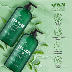 Botanic Hearth pump close-up dispensing product for easy-use benefit