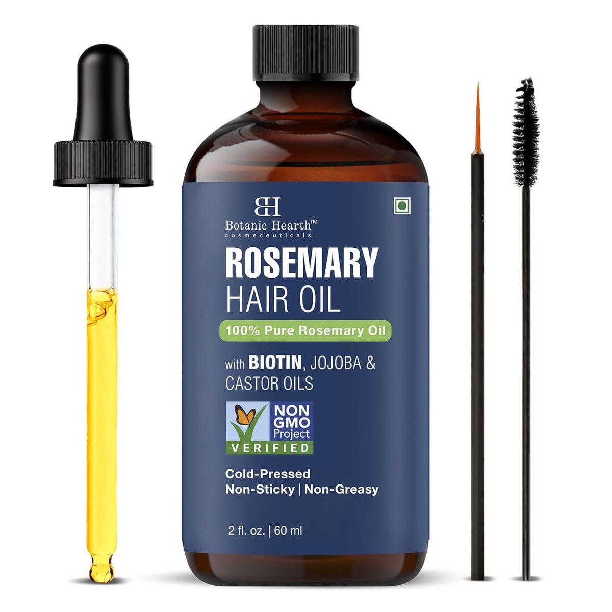 Botanic Hearth front bottle showing label and benefits