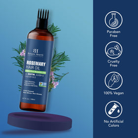 Botanic Hearth scalp application demo with applicator for targeted scalp nourishment