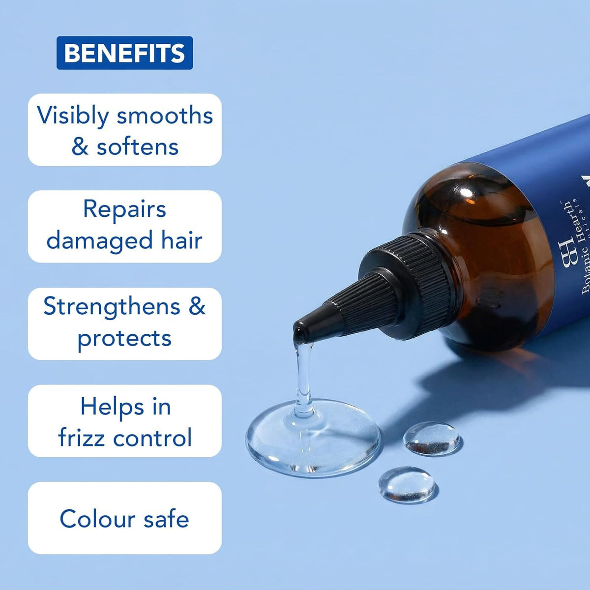 Botanic Hearth applying oil to scalp to demonstrate targeted nourishment and scalp comfort