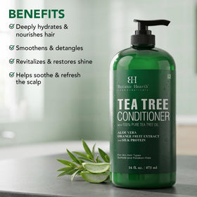 Botanic Hearth back label with ingredients and usage details