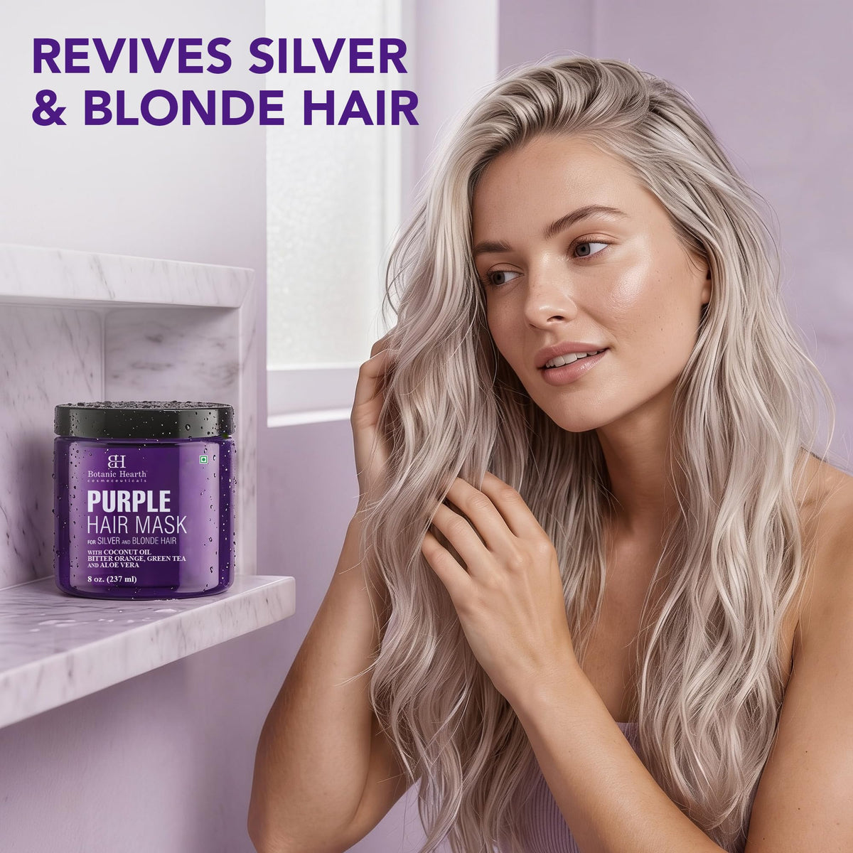 Botanic Hearth cream texture swirl illustrating rich conditioning and hydration