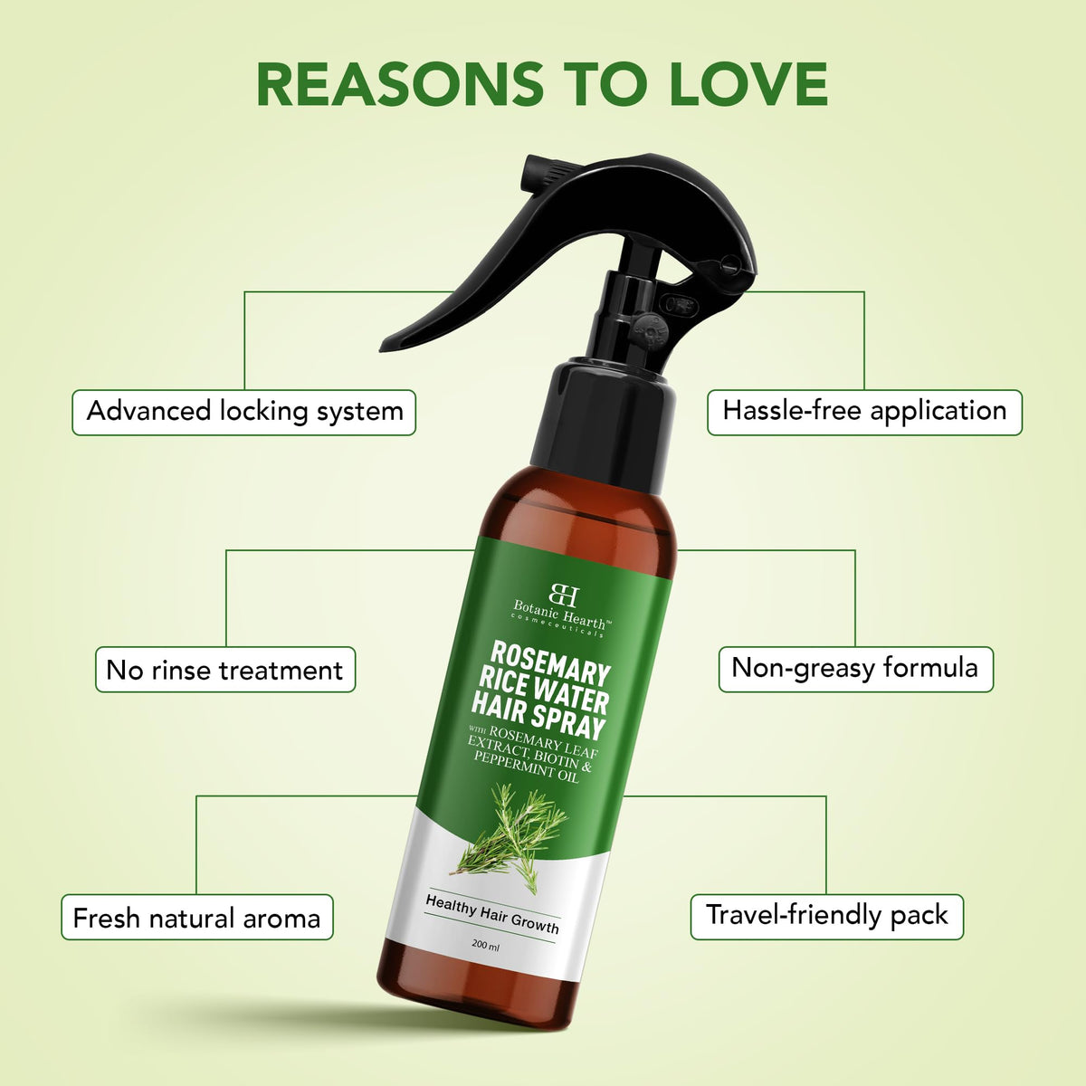 Botanic Hearth mist droplets on hand showing lightweight hydration