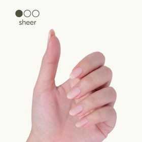 Botanist The Remedy swatch on hand showing nude coverage and ridge-hiding benefit