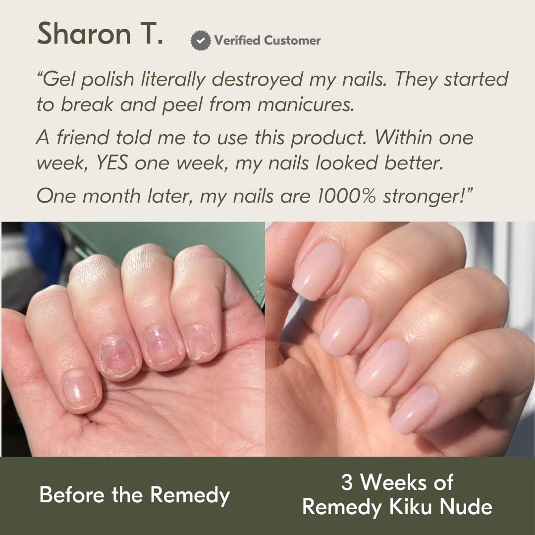Botanist The Remedy bottle held next to finger showing compact size and travel-friendly benefit