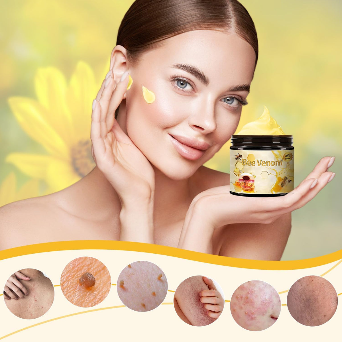 Botou product label and ingredient list visible to confirm natural plant extracts