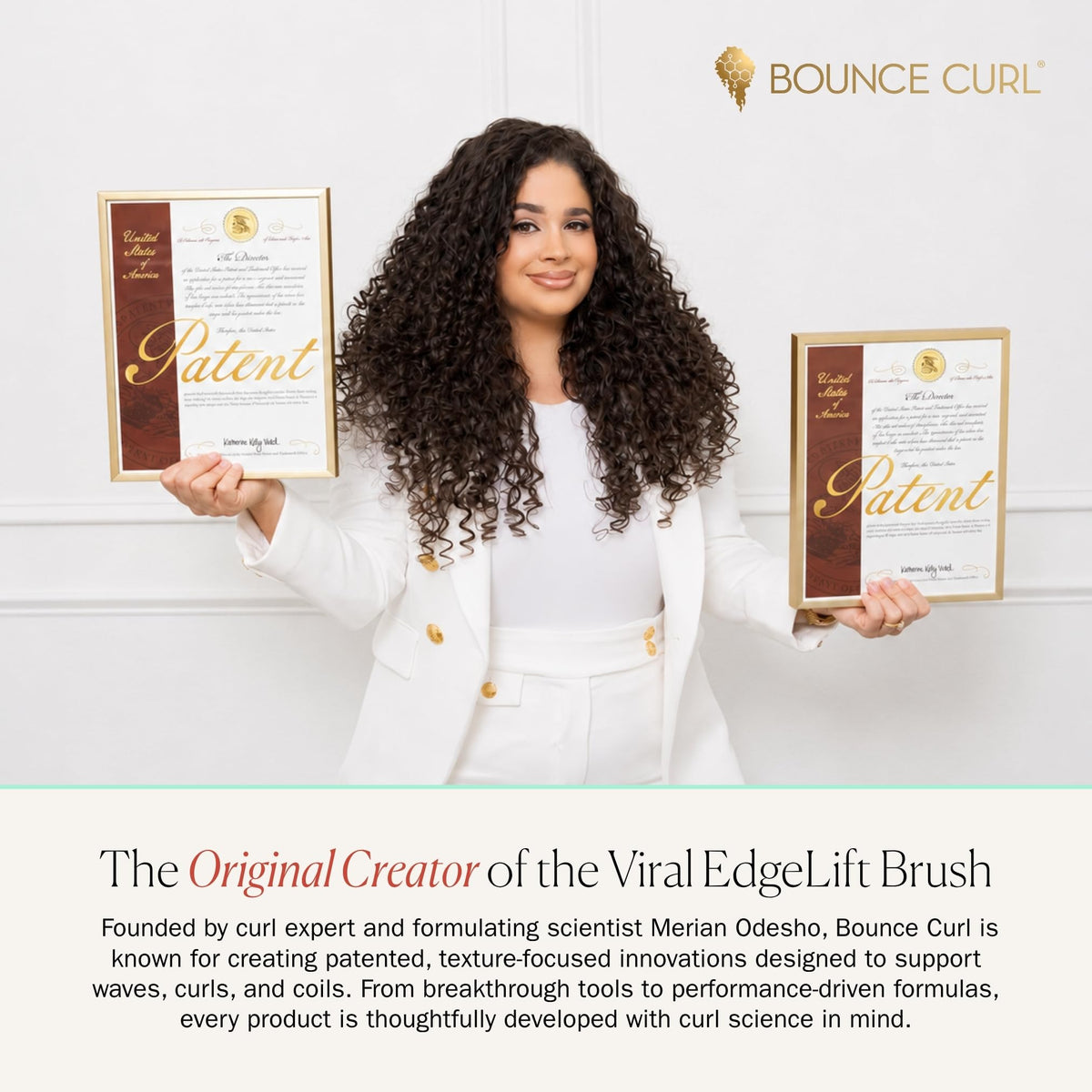 Bounce Curl detailed bristle tip texture revealing flexible design for gentle detangling and reduced breakage