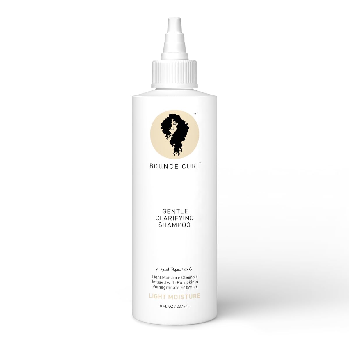 Bounce Curl front bottle showing label and 8 oz size for clean curls