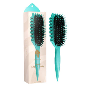 Bounce Curl front view showing teal brush for easy root lift