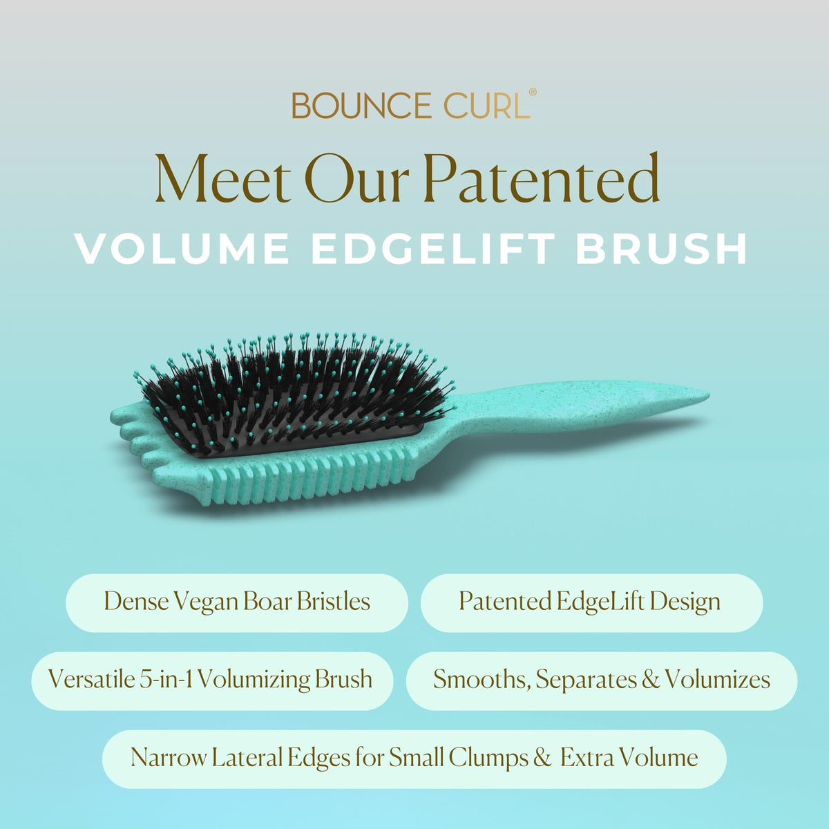 Bounce Curl side profile highlighting compact shape and grip benefit