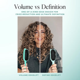 Bounce Curl styling on curls showing defined clumps and reduced frizz