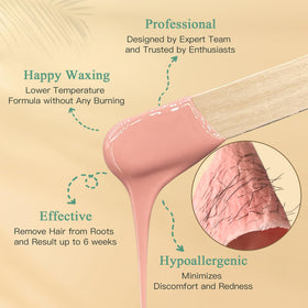 Bouvetan wax beads close-up texture showing smooth meltability and even coverage