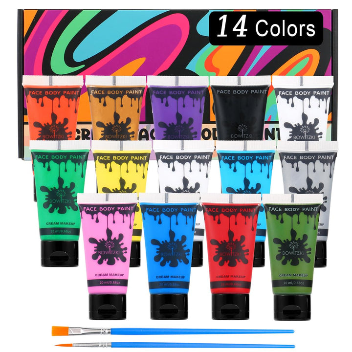 Bowitzki front packshot showing all 14 tubes and clear benefits