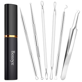 Boxoyx front packaging showing kit and metal case for organized storage