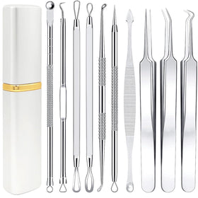 Boxoyx front packaging showing full 10-piece kit and metal case for easy storage