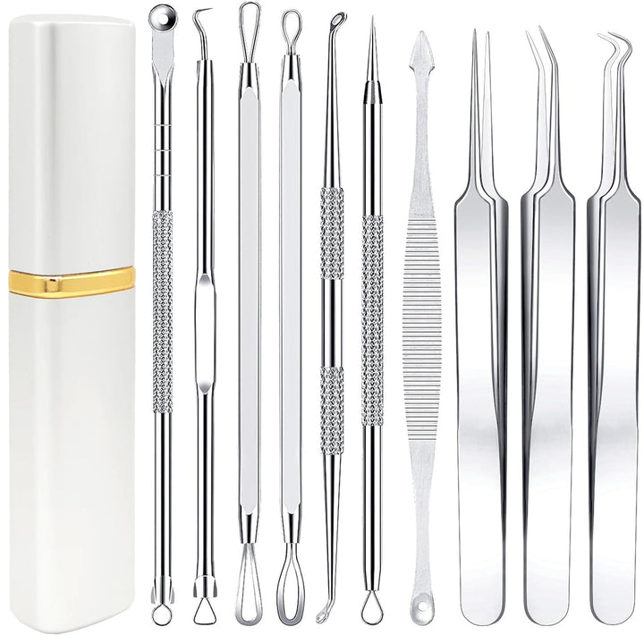 Boxoyx front packaging showing full 10-piece kit and metal case for easy storage