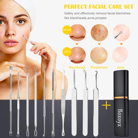Boxoyx tool in use on nose demonstrating targeted blackhead removal benefit